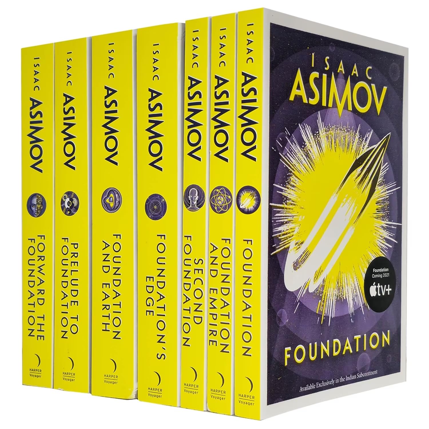 The Foundation Novels 7-Book Bundle: Foundation, Foundation and Empire, Second Foundation, Foundation's Edge, Foundation and Earth, Prelude to Foundation, Forward the Foundation