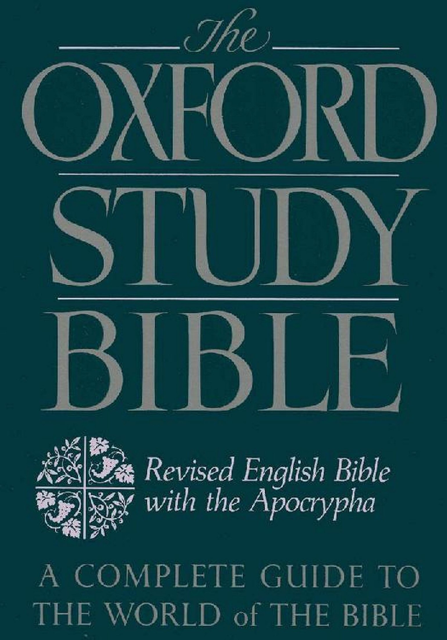 The Oxford Study Bible: Revised English Bible With Apocrypha